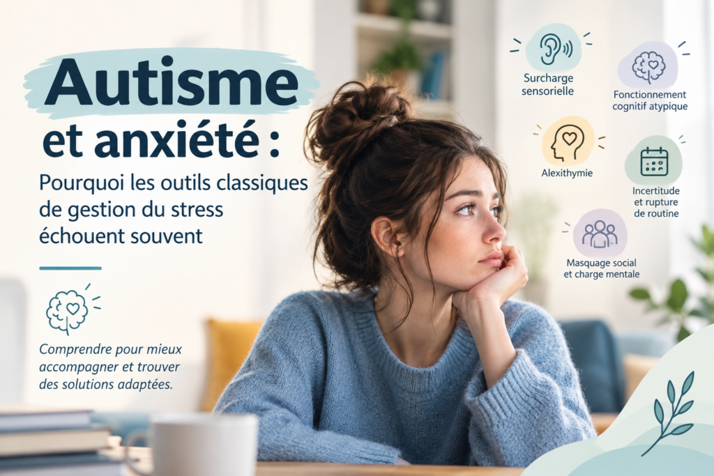 Autisme et anxiété : surcharge sensorielle, alexithymie et charge cognitive
